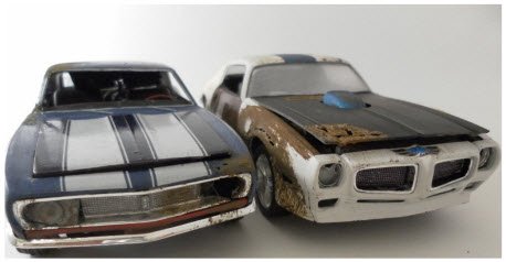 Muscle Cars also rusted