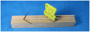 Mini Miter for accurate strip wood angles