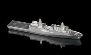 cast ship model